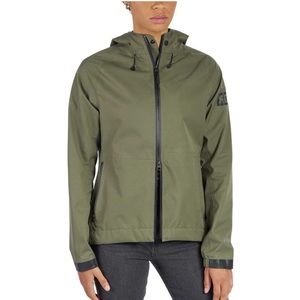 Chrome Industries Womens Storm Salute Commute Waterproof Jacket size S Green A2